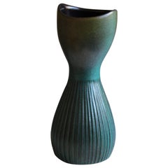 Hjördis Oldfors, Vase, Glazed Stoneware, Upsala-Ekeby, Sweden, 1950s