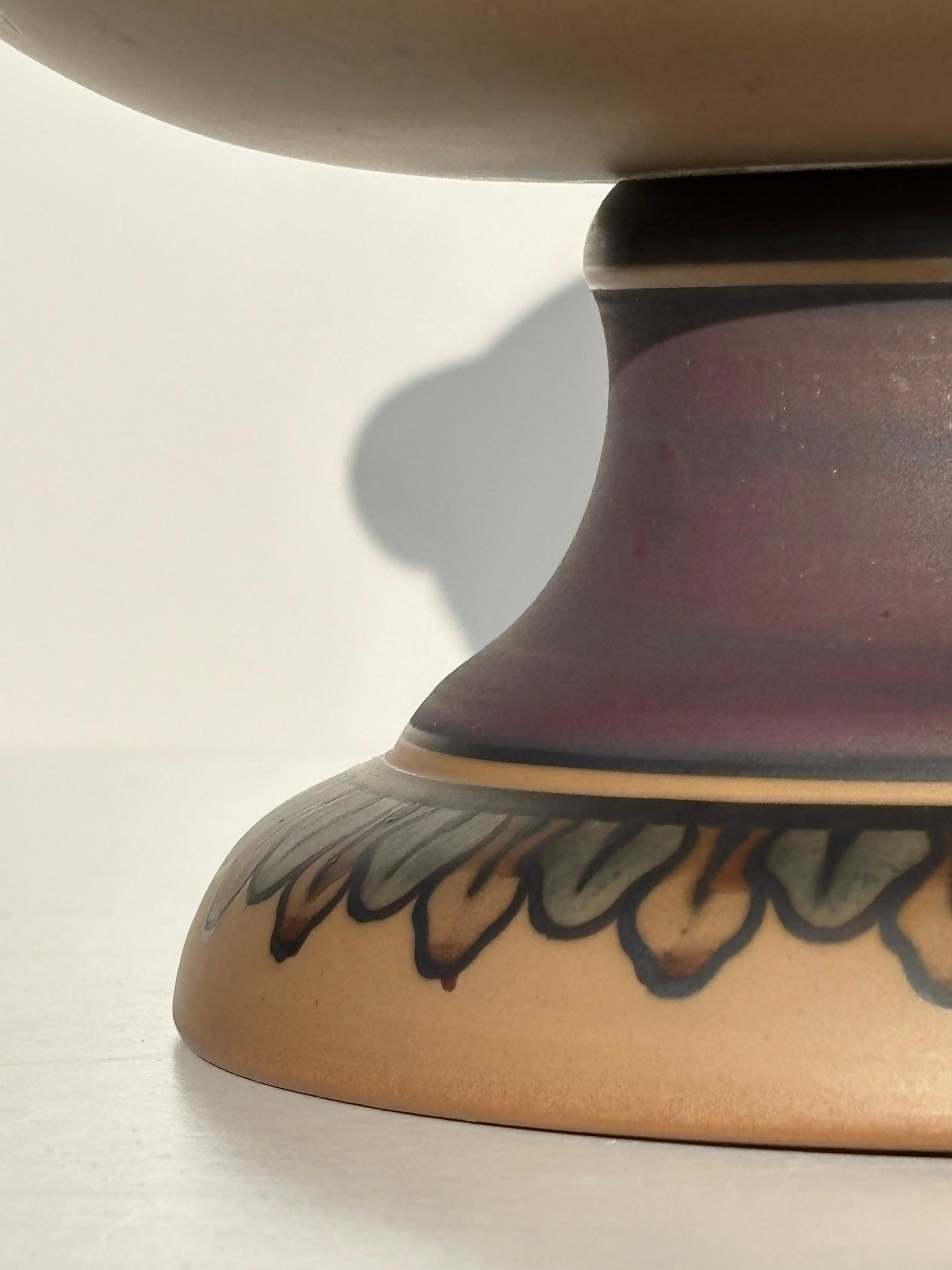 Hjorth Jugendstil-Sockelschale, 1940er Jahre im Angebot 4
