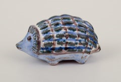 Hjorth, Bornholm. Baby hedgehog in stoneware. Ca. 1960s.