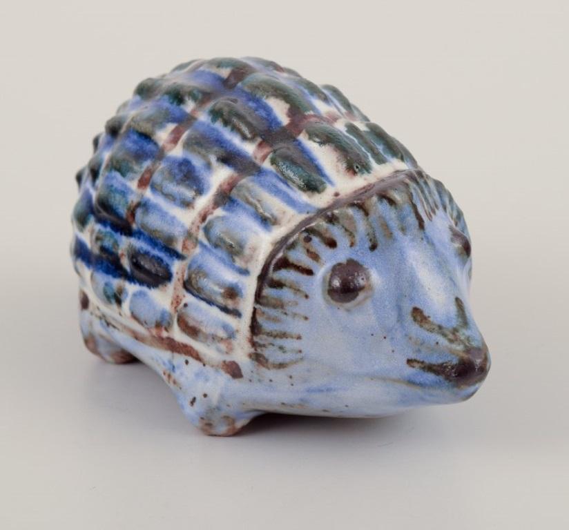 Hjorth, Bornholm. Baby-Igel in Steingut. Ca. 1960s. (Dänisch)
