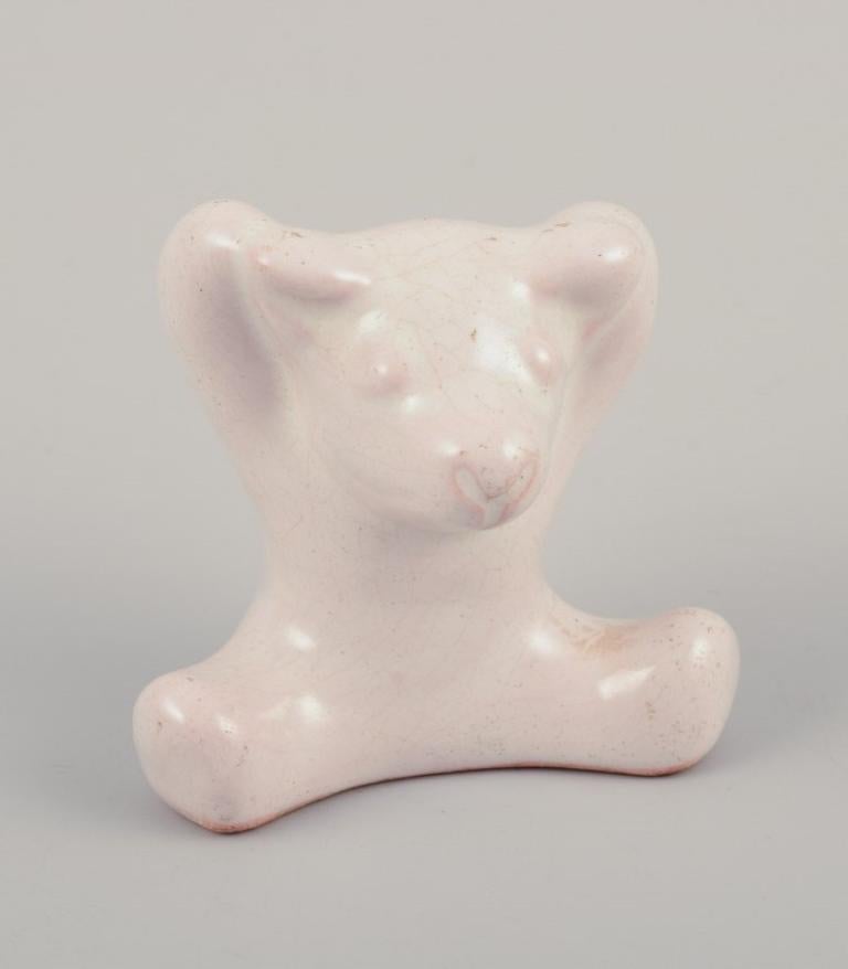 Hjorth, Bornholm.
Five bear musicians in white glazed stoneware.
Handmade.
Mid 1900s.
Marked.
In perfect condition.
Dimensions approx: H 6.0 cm x W 5.0 cm each
