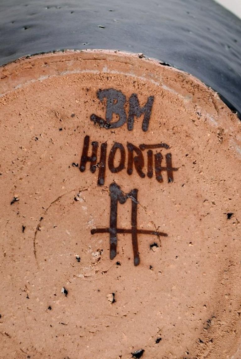 20ième siècle Bol unique en grès émaillé Hjorth, Bornholm Museum, fin du 20e siècle en vente