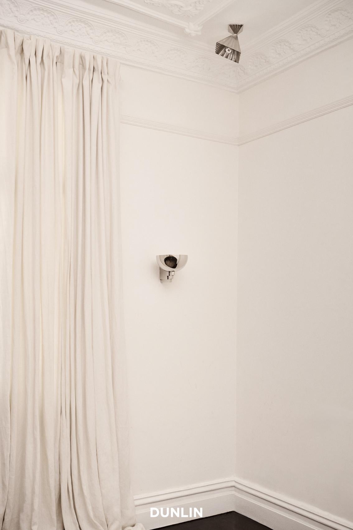 Australian HK05 Nickel Plated Brass Spot Ceiling Light, HK X DUNLIN For Sale