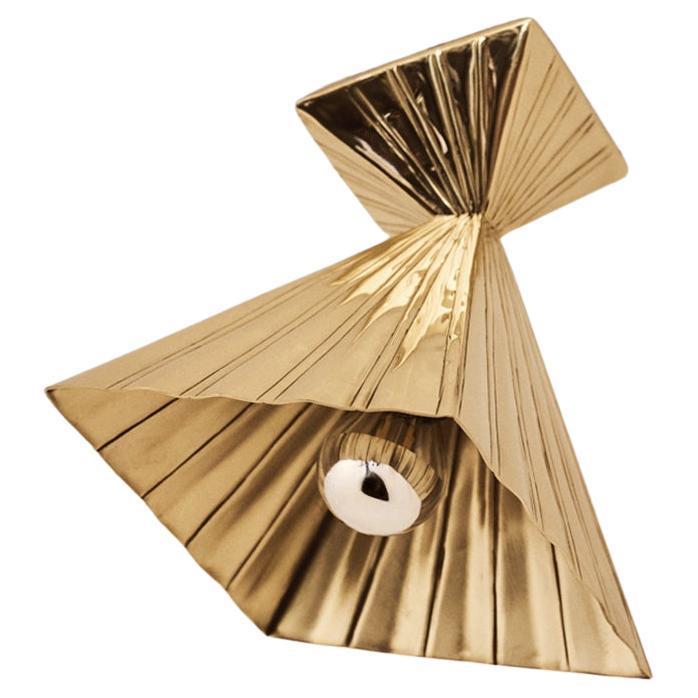 HK05 Polished Brass Spot Ceiling Light, HK X DUNLIN