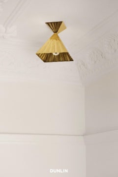 Plafoniera a spot in ottone lucido HK09, HK X DUNLIN