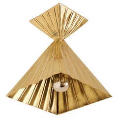 HK09 Polished Brass Spot Ceiling Light, HK X DUNLIN