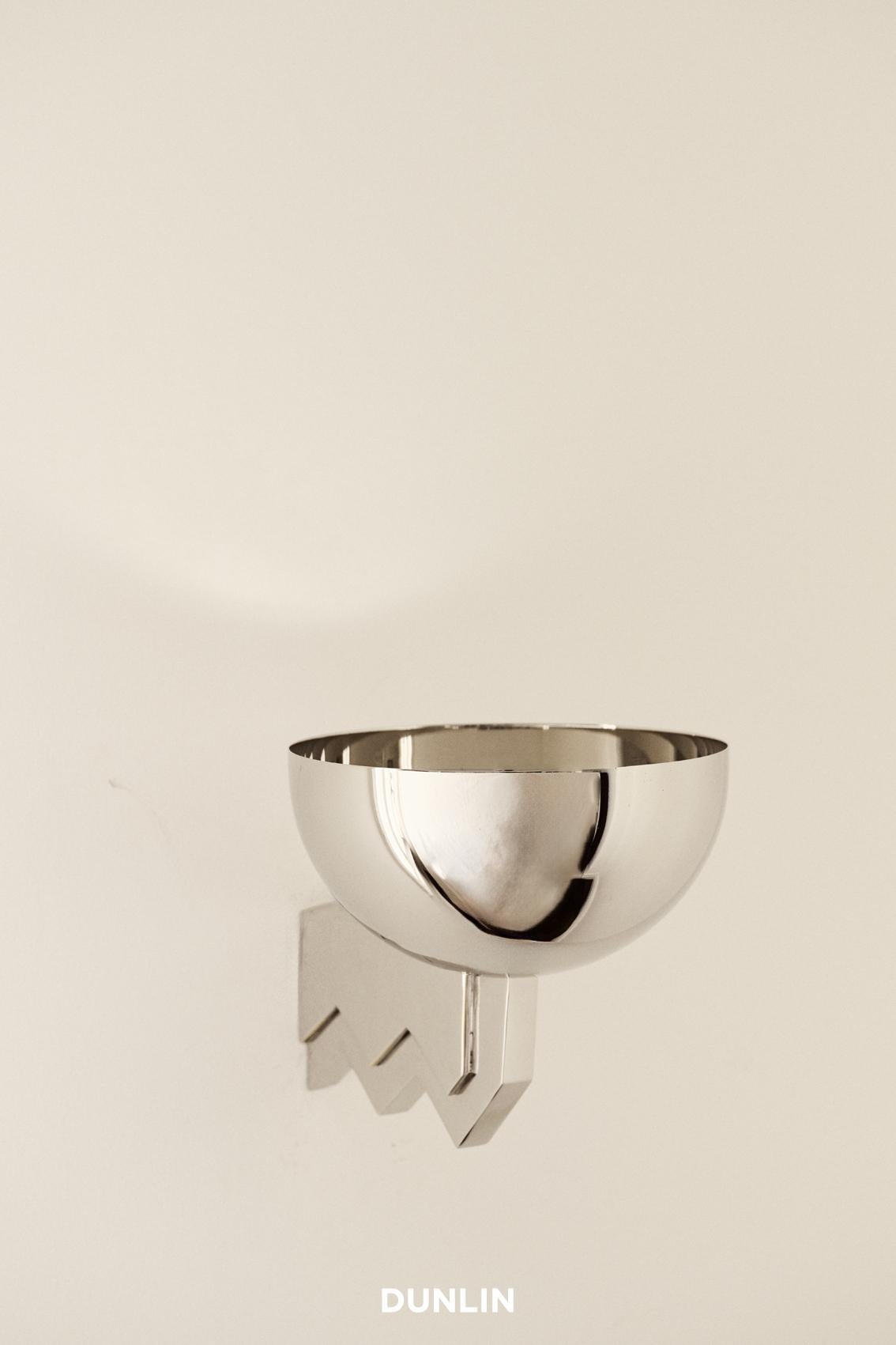 HK19 Wall Light, Nickel Plated Brass, HK x DUNLIN In New Condition For Sale In Sydney, AU