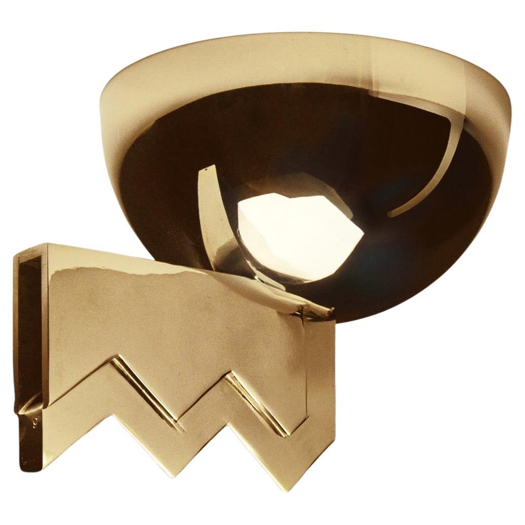HK19 Wall Light, Nickel Plated Brass, HK x DUNLIN For Sale 1