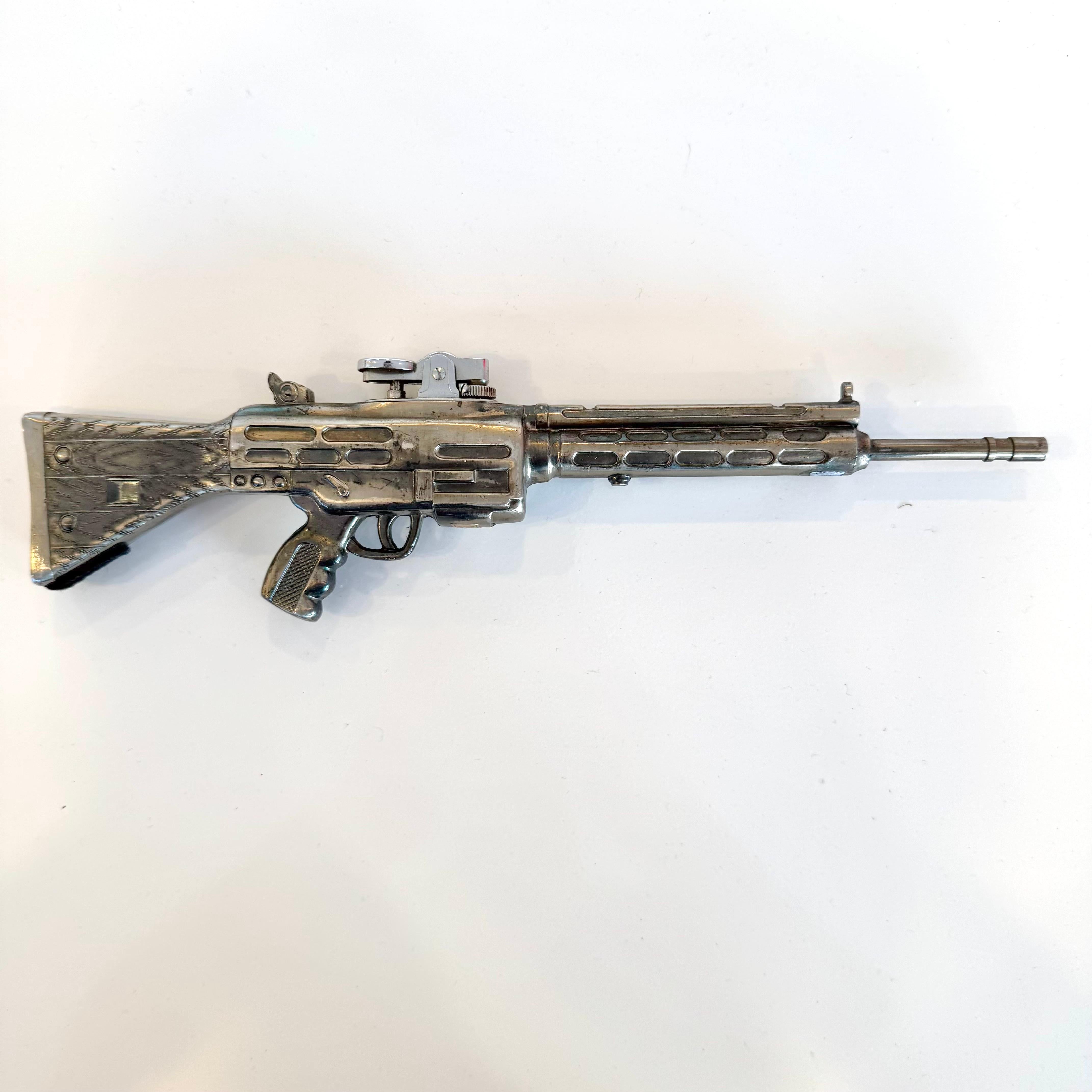 Japanese HK21 Machine Gun Lighter, 1980s Japan For Sale