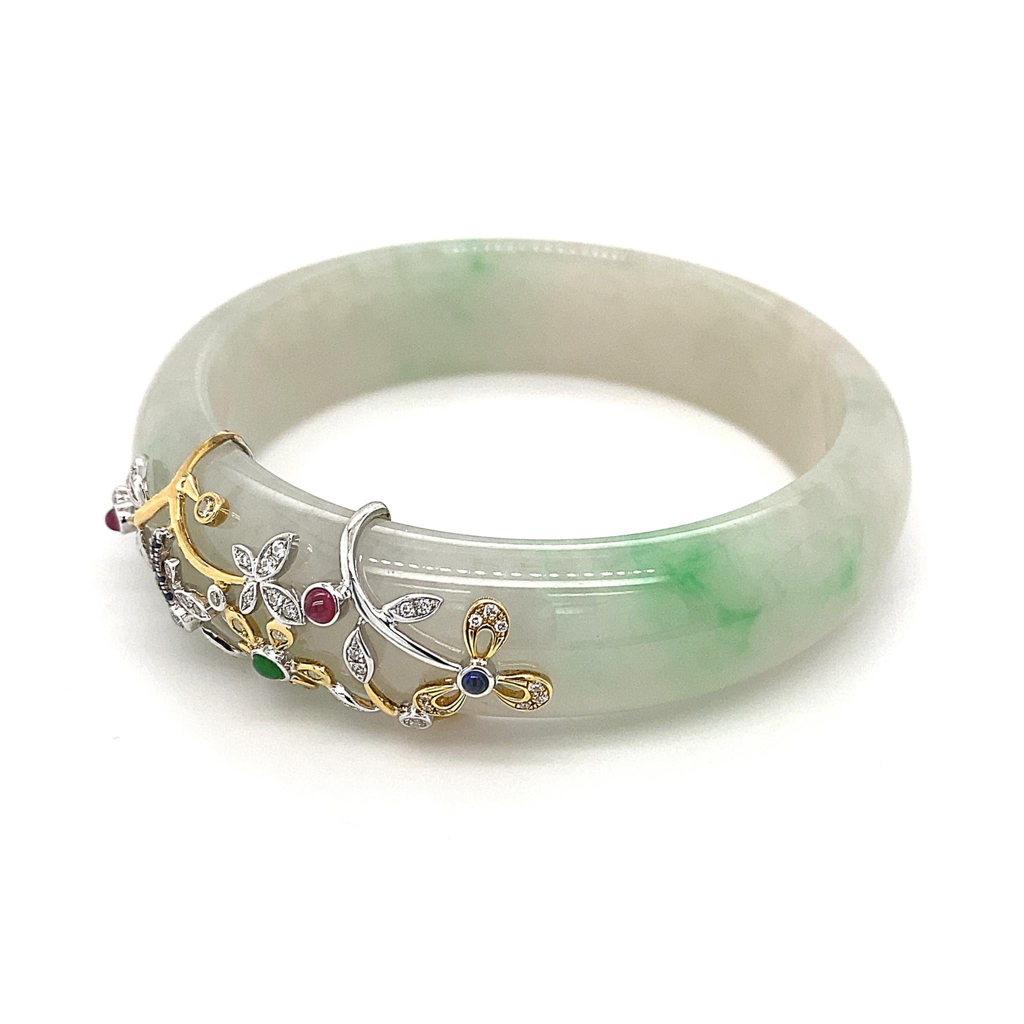 jade bangles with gold