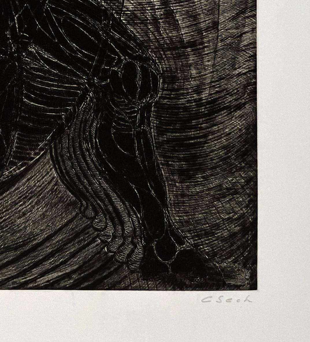 Stratagèmes - Contemporain Print par Hélène Csech