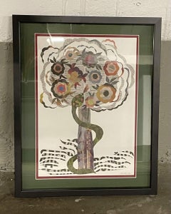 Forbidden Fruit, Original Landscape Mixed Media, 2022