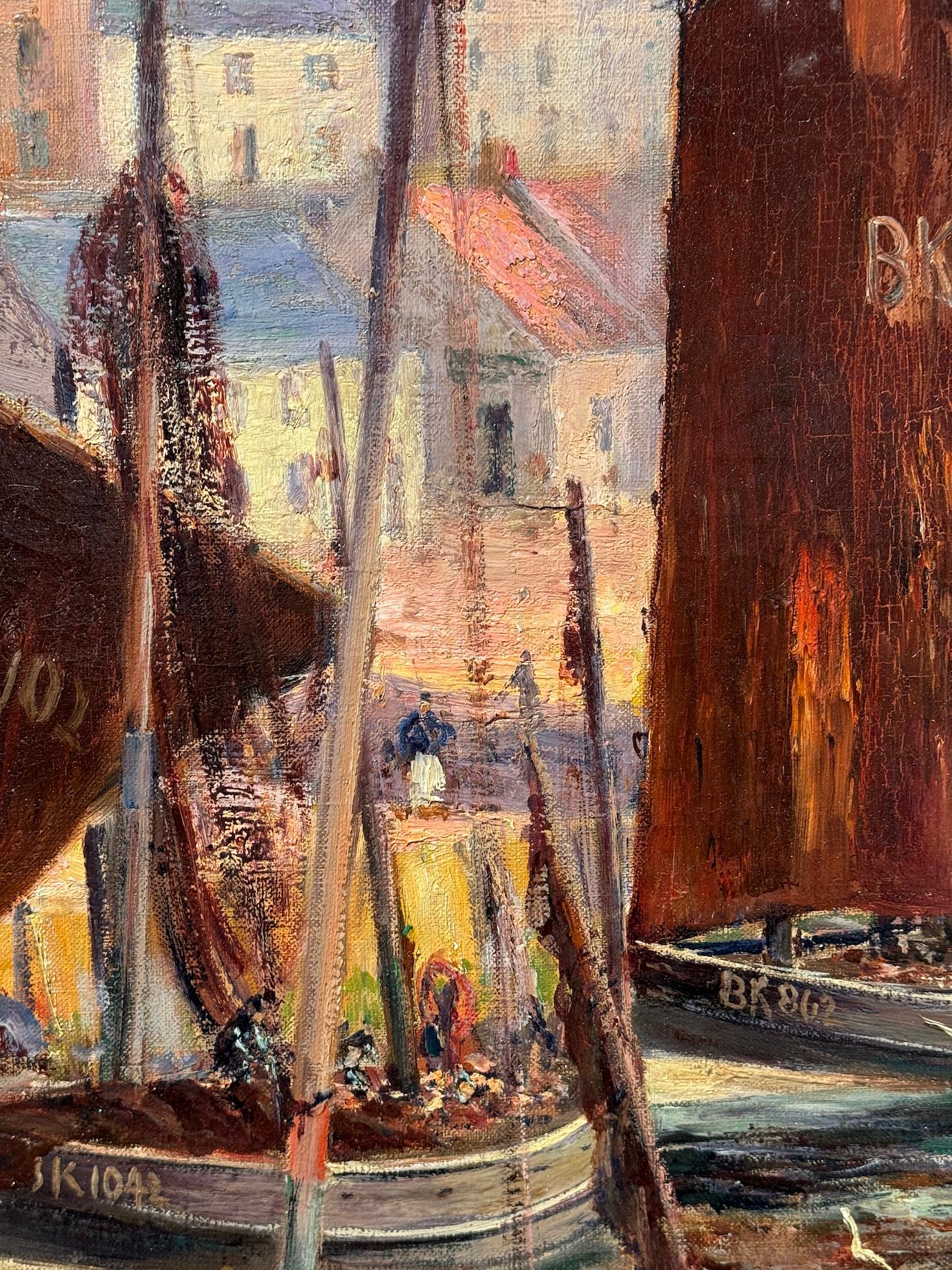 19th century Harbor landscape of Berwick upon Tweed, England For Sale 2