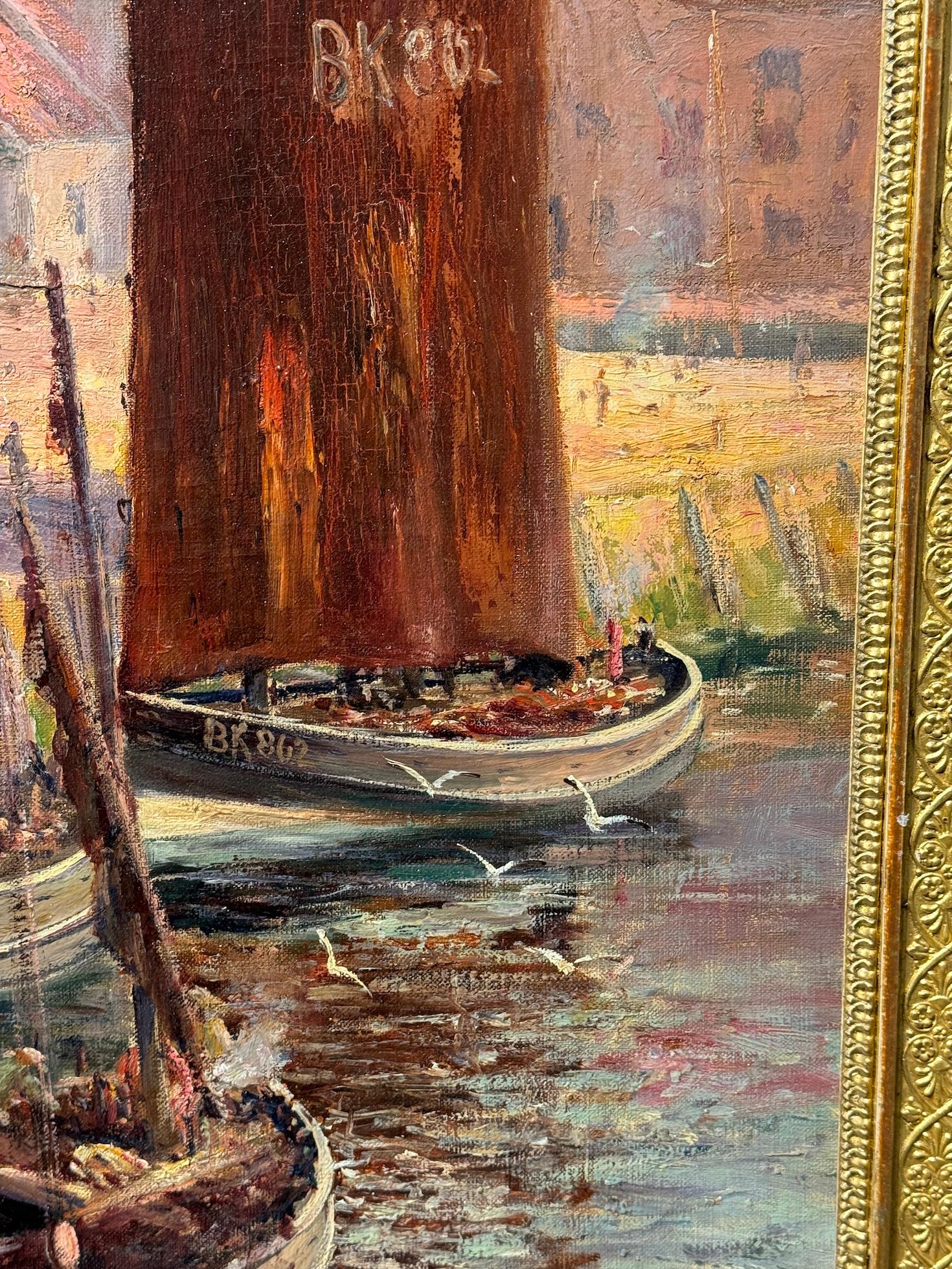 19th century Harbor landscape of Berwick upon Tweed, England For Sale 3