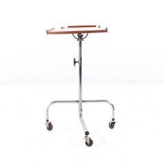 HMN Mid Century Danish Teak Adjustable Tray Table