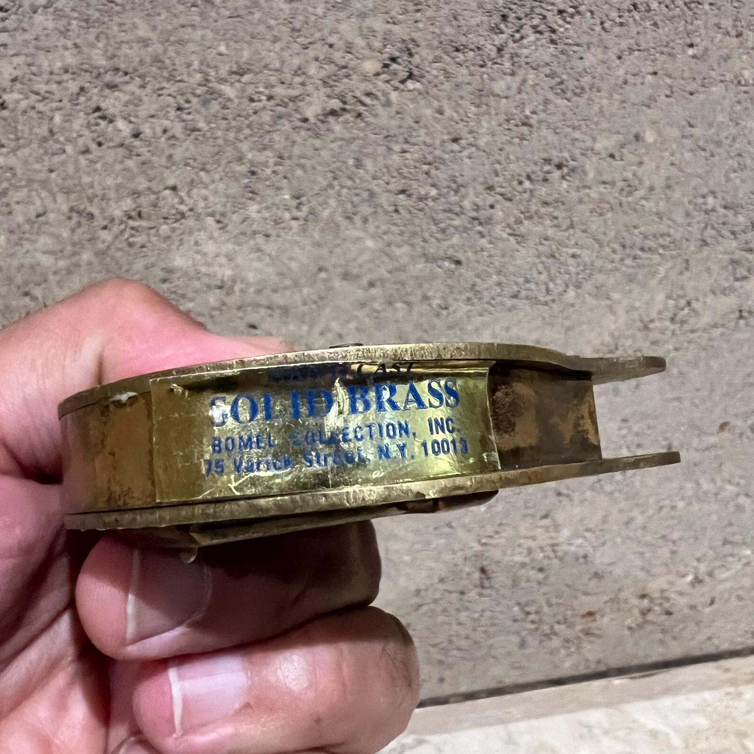 HMS Admiralty Solid Brass Lock Jas Morgan & Sons England For Sale 1