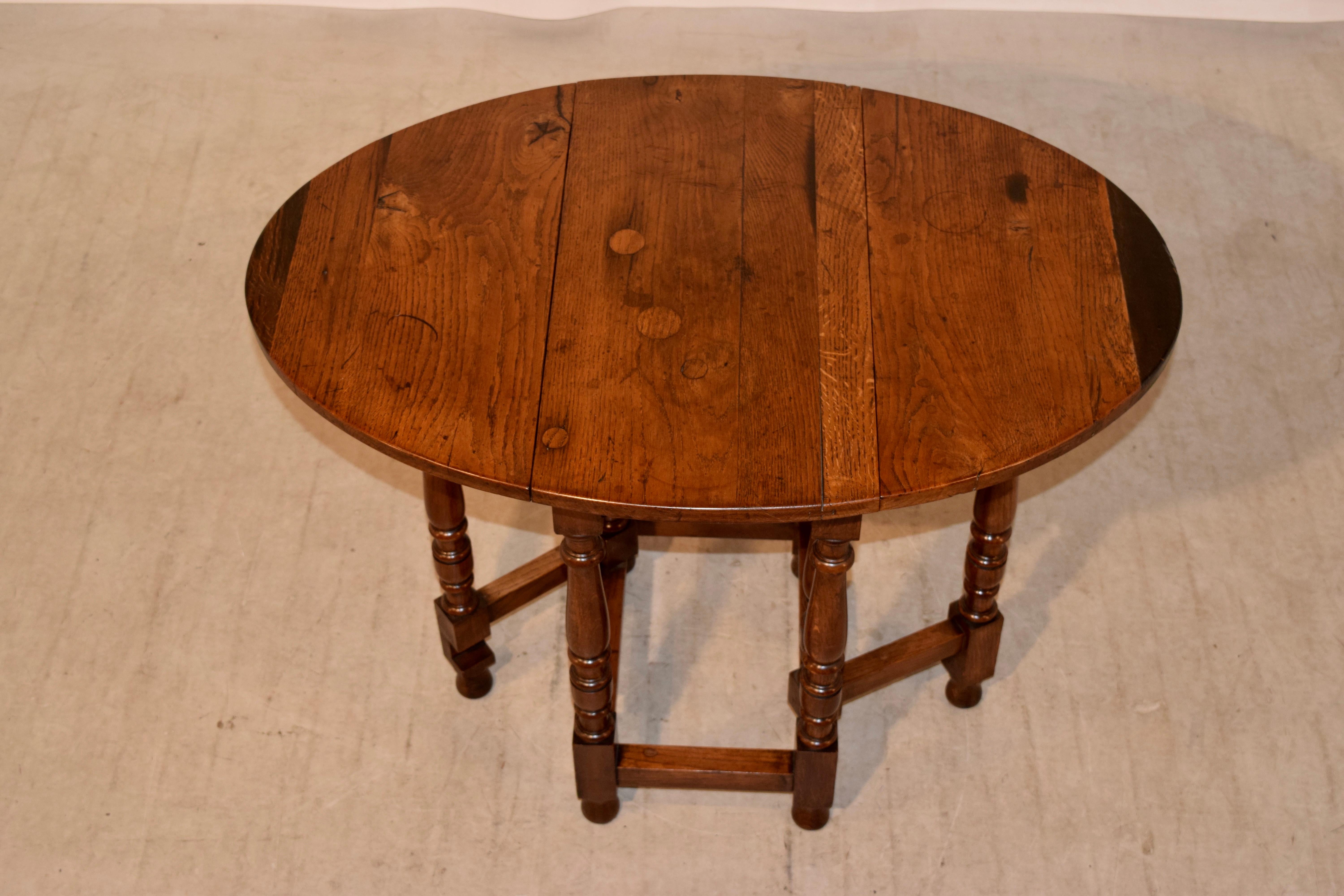 HMS Foudroyant Gateleg Table In Good Condition In High Point, NC