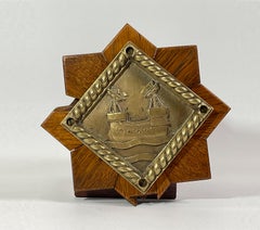 HMS Scarborough Brass Navy Plaque