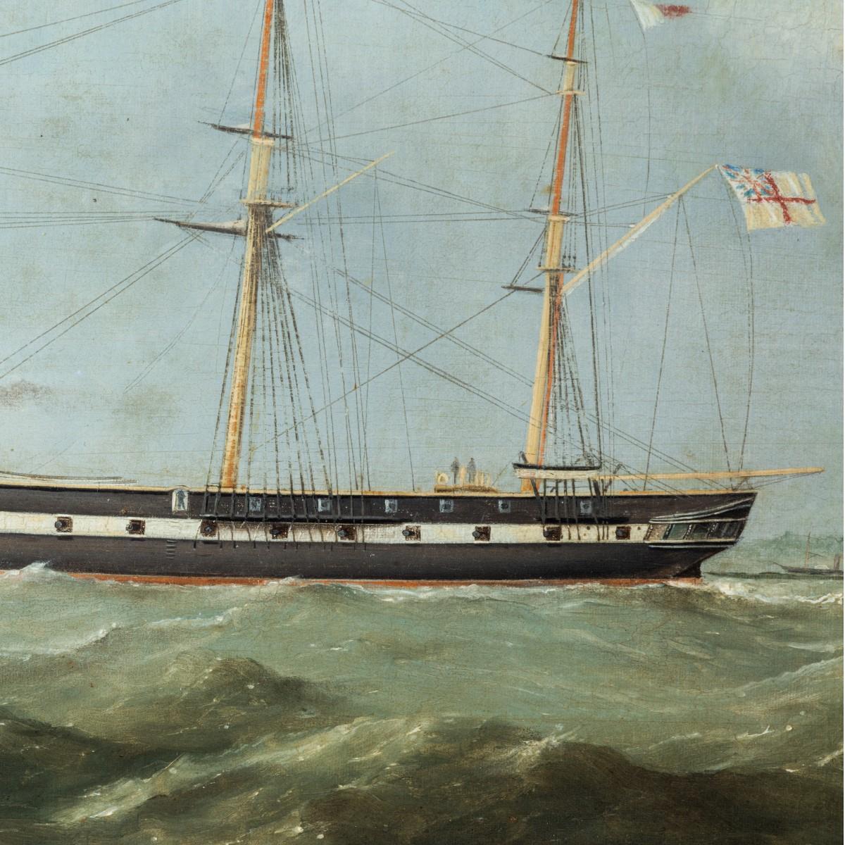 H.M.S. Topaze by George Mears For Sale 3