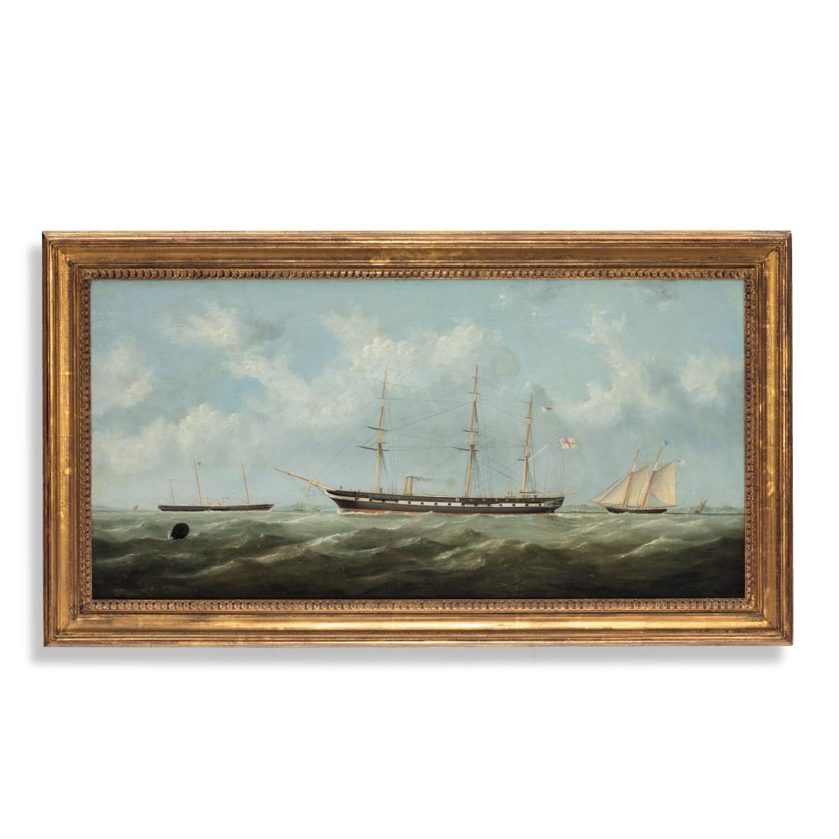 H.M.S. Topaze par George Mears en vente 1