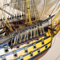 HMS VICTORY Royal Navy Modell Maßstab Kriegsschiff in Holz Trafalgar Admiral Nelson