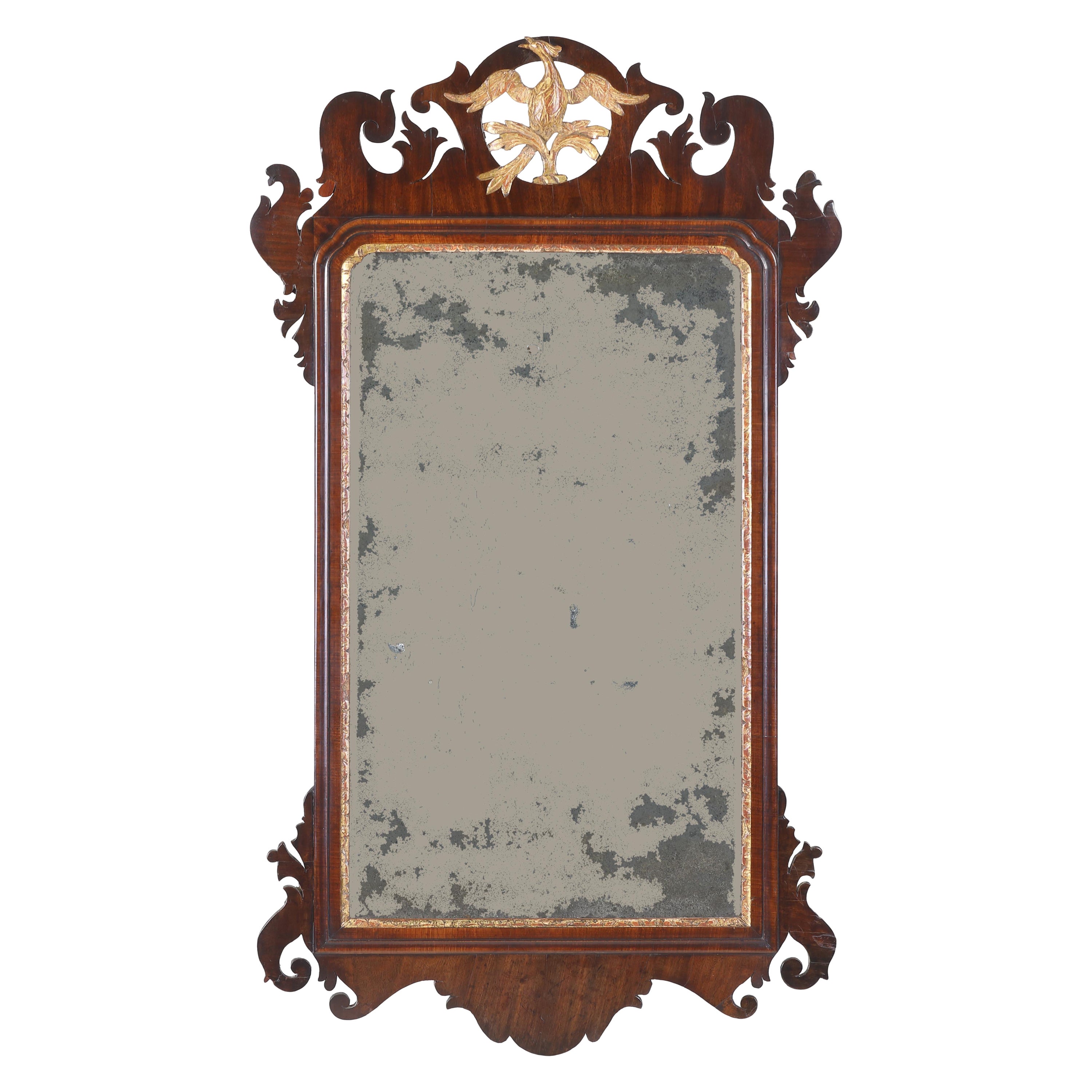 Ho-Ho Bird Fret-Cut Georgian Mirror