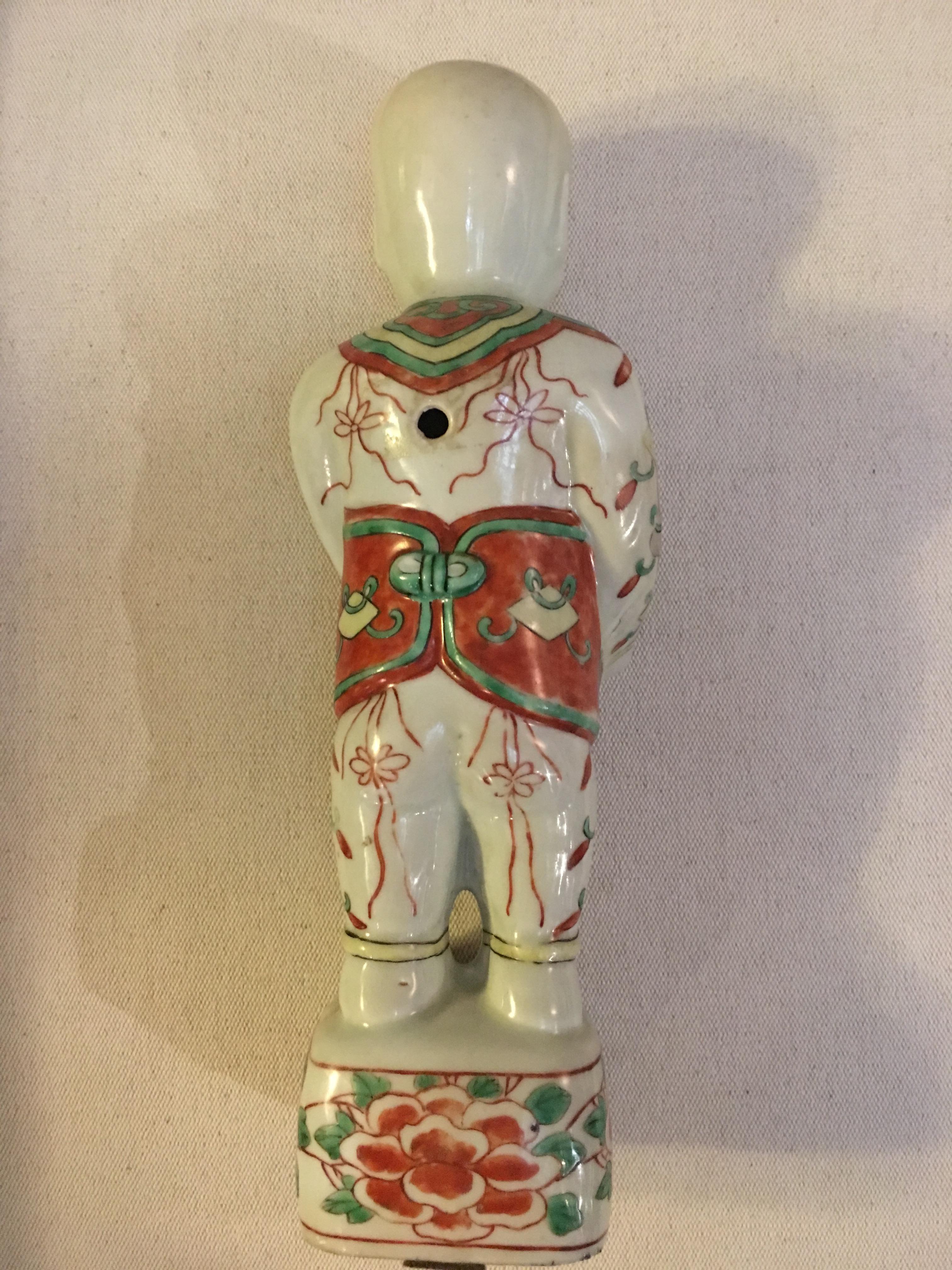''Ho Ho boy'' Porcelaine chinoise Période Kang-Hsi Seconde moitié du 17ème siècle Excellent état - En vente à Saint-Ouen, FR