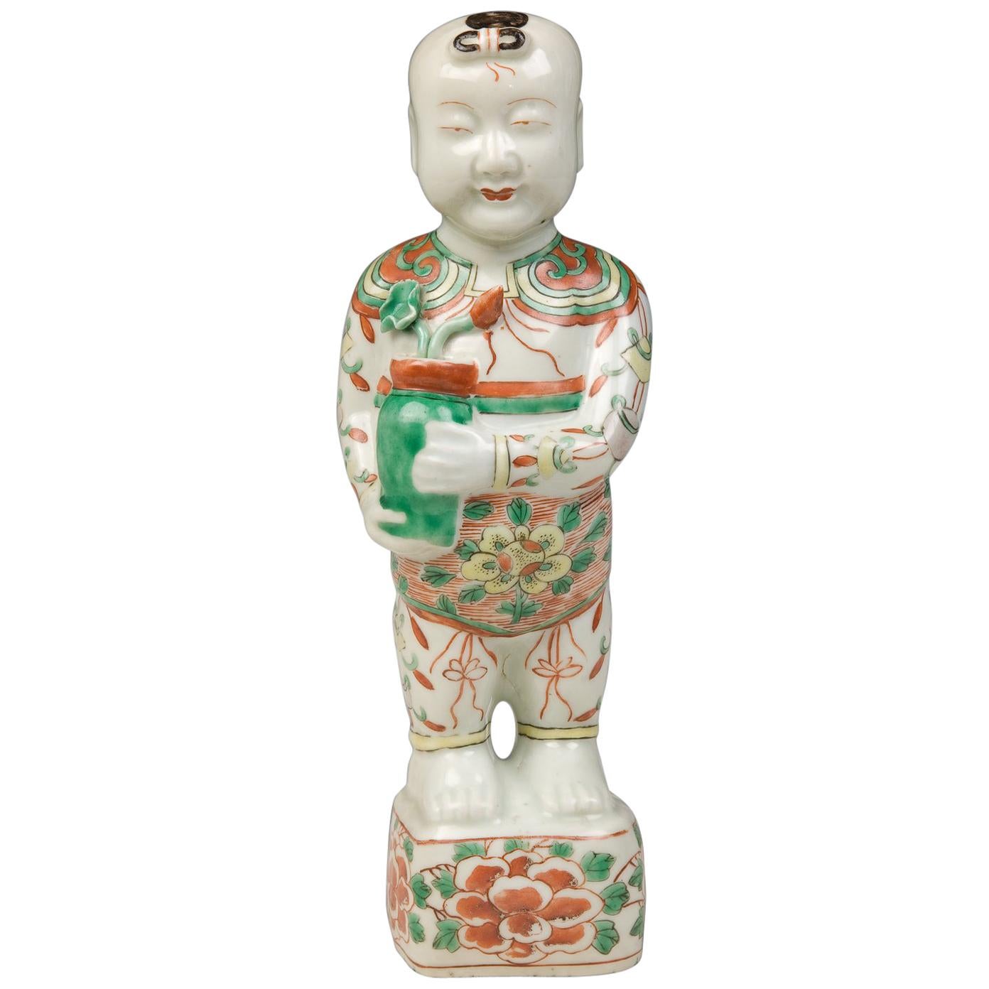 ''Ho Ho boy'' Chinese Porcelaine Period Kang-Hsi Second Half of the 17th Century