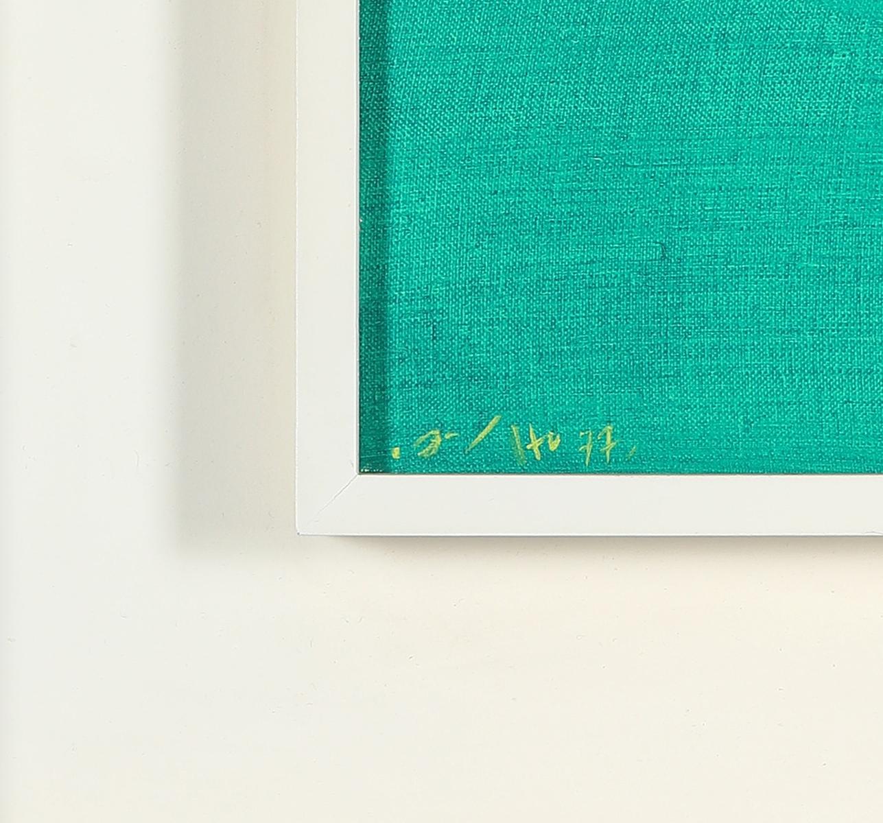 Ho Kan, Ton-Fan Group, Composition 1977, Chinese , Oil on Canvas en venta 2