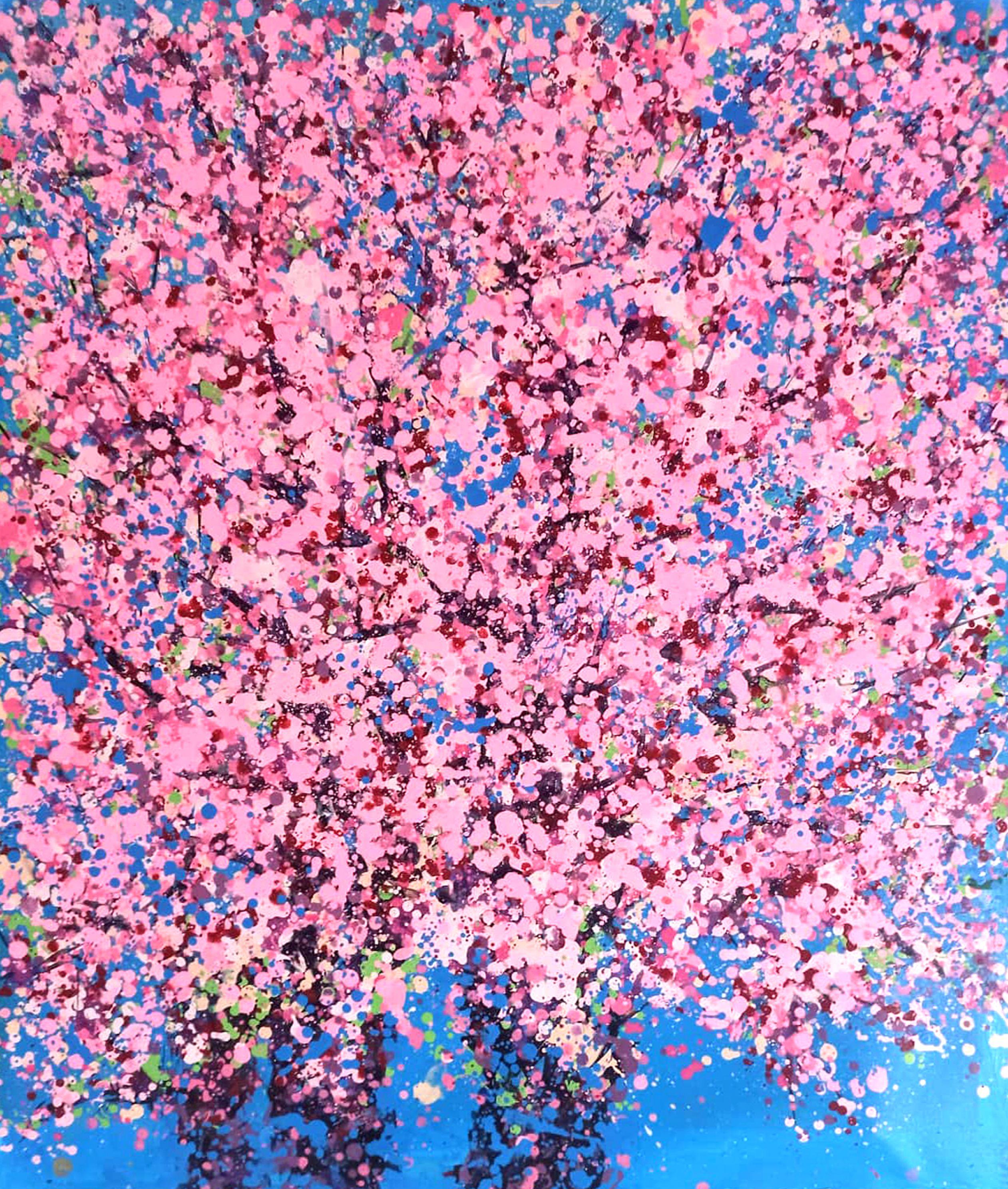 cherry pointillism