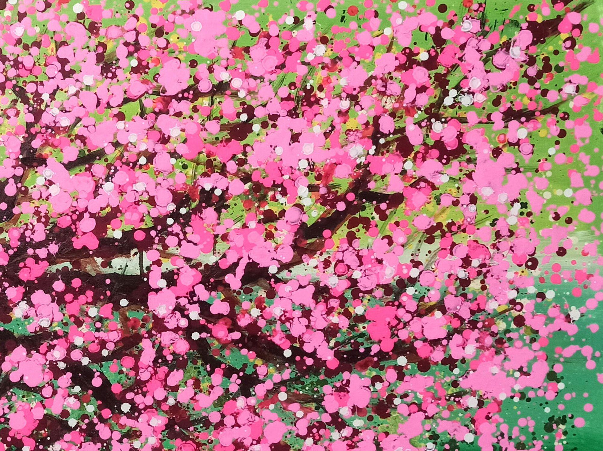 Kirschblüten werden von der japanischen Bevölkerung sehr geliebt, so dass sie als Symbol und Nationalblume Japans gelten. Für die Japaner symbolisiert die Sakura zensen Schönheit, Zerbrechlichkeit und Unschuld. Sie ist eine Blume, die 