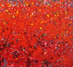 Japanese autumn, Painting, Acrylic on Canvas