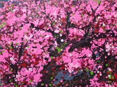 SAKURA - Ciliegio in fiore, Pittura, Acrilico su tela