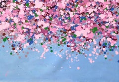 SAKURA - Cherry blossom, Painting, Acrylic on Canvas