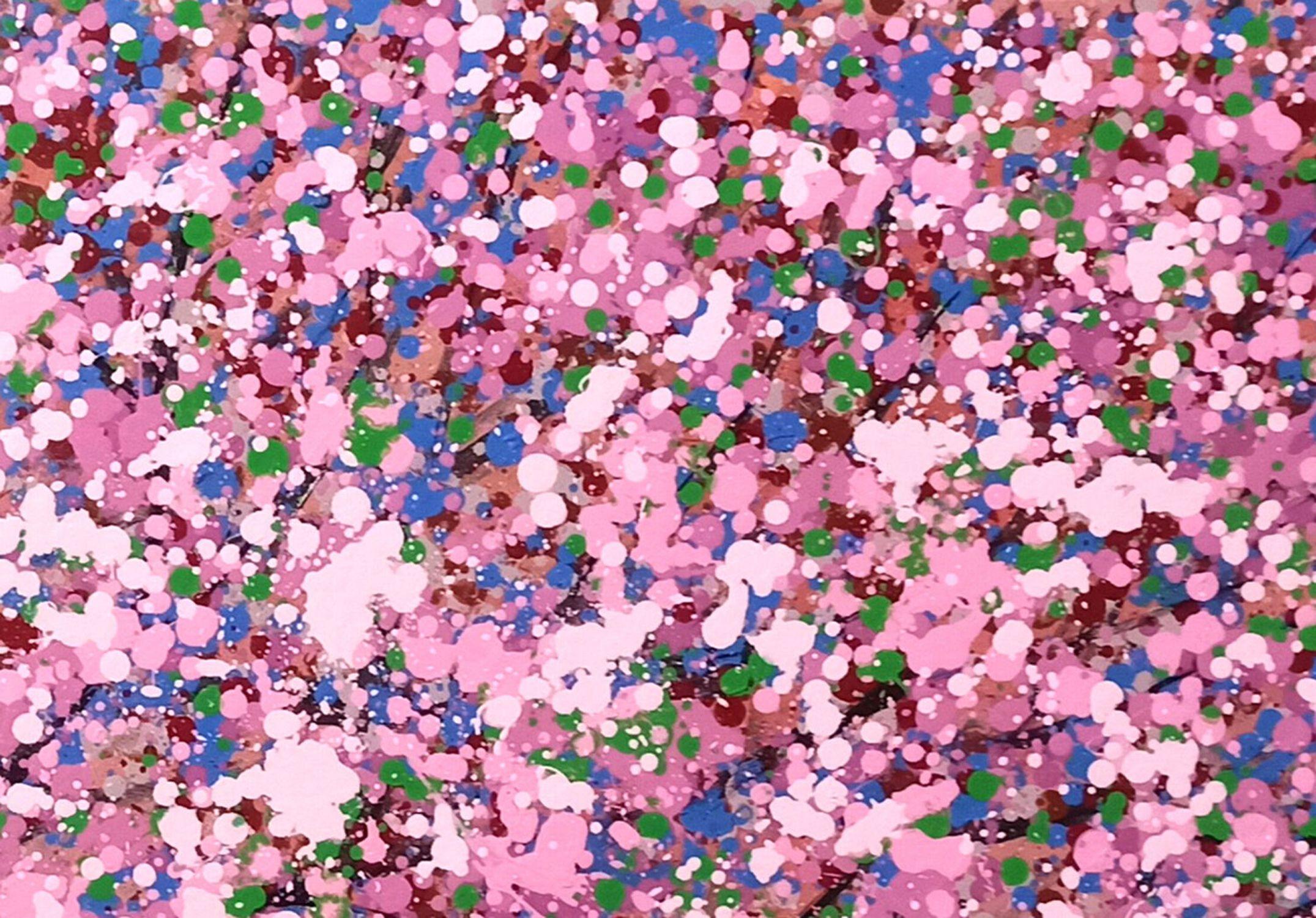 SAKURA - Ciliegio in fiore, Pittura, Acrilico su tela in vendita 2