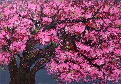 SAKURA - Cherry blossom, Painting, Acrylic on Canvas
