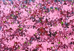 SAKURA - Fiori di ciliegio in fiore, Pittura, Acrilico su Tela