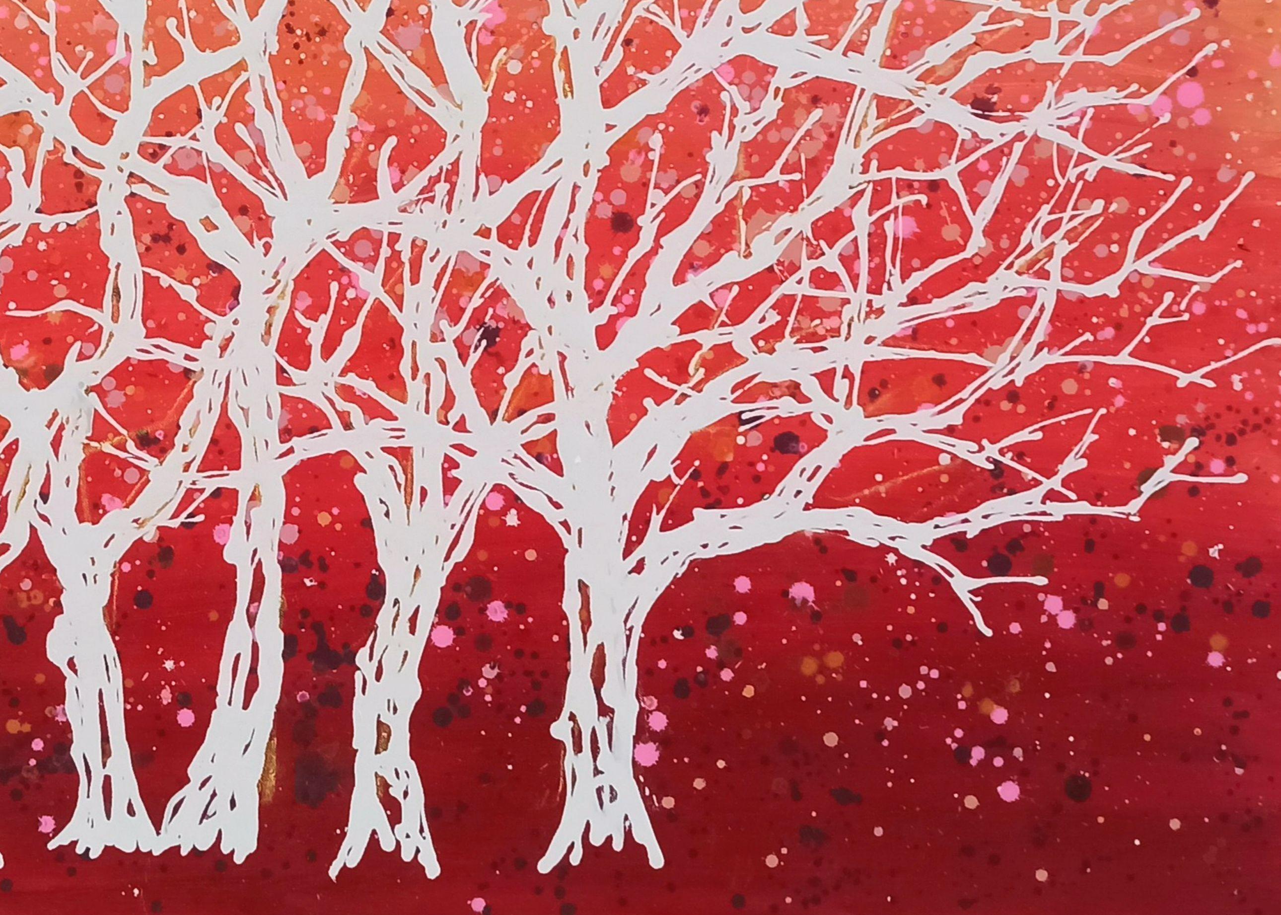 I colori degli alberi, Pittura, Acrilico su tela - Painting Impressionismo di Hoang Phuong