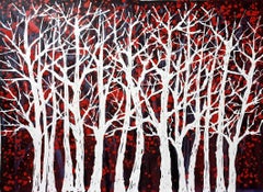 The colors of the trees, Painting, Acrylic on Canvas