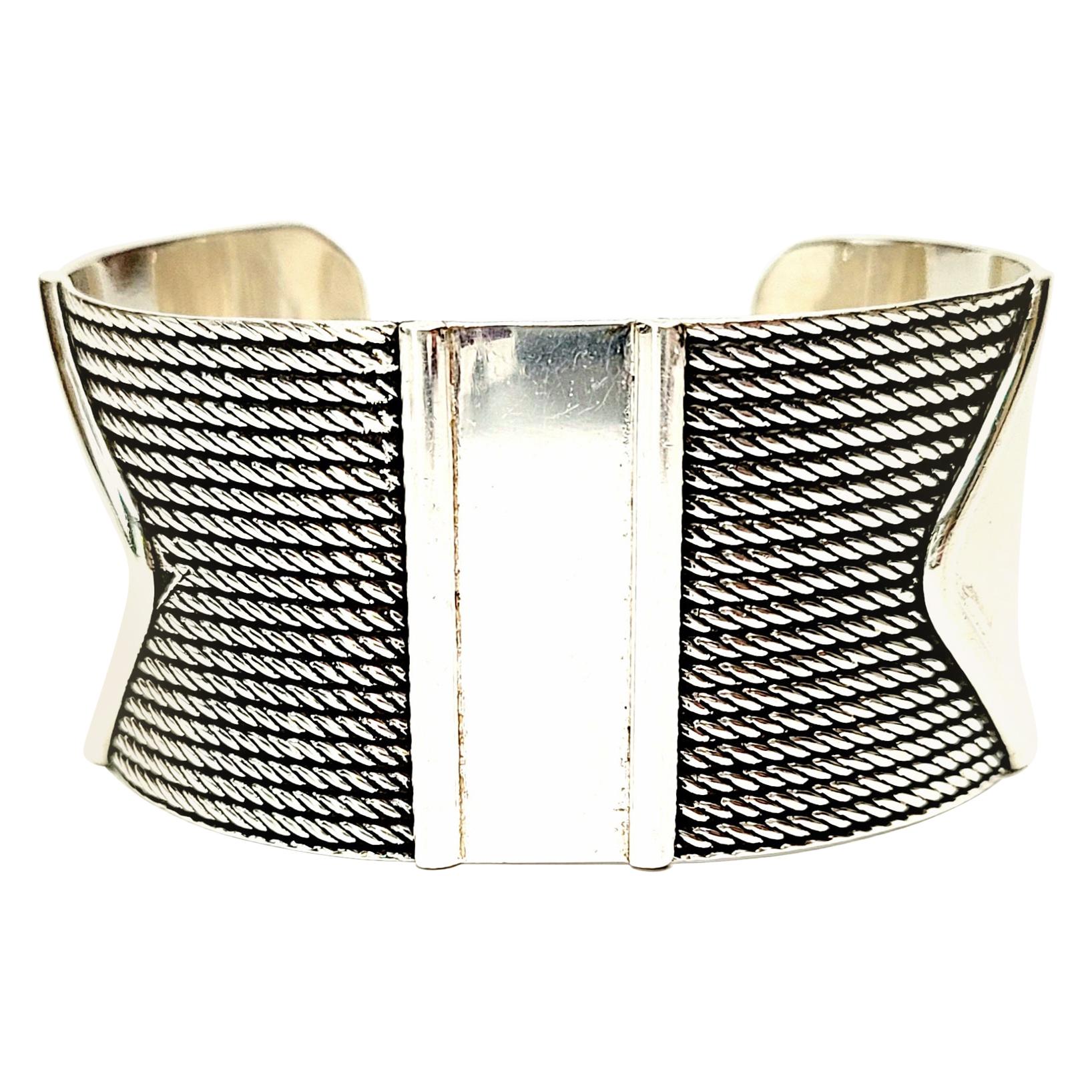 HOB Mexico House of Bangles Wide Cuff Bracelet