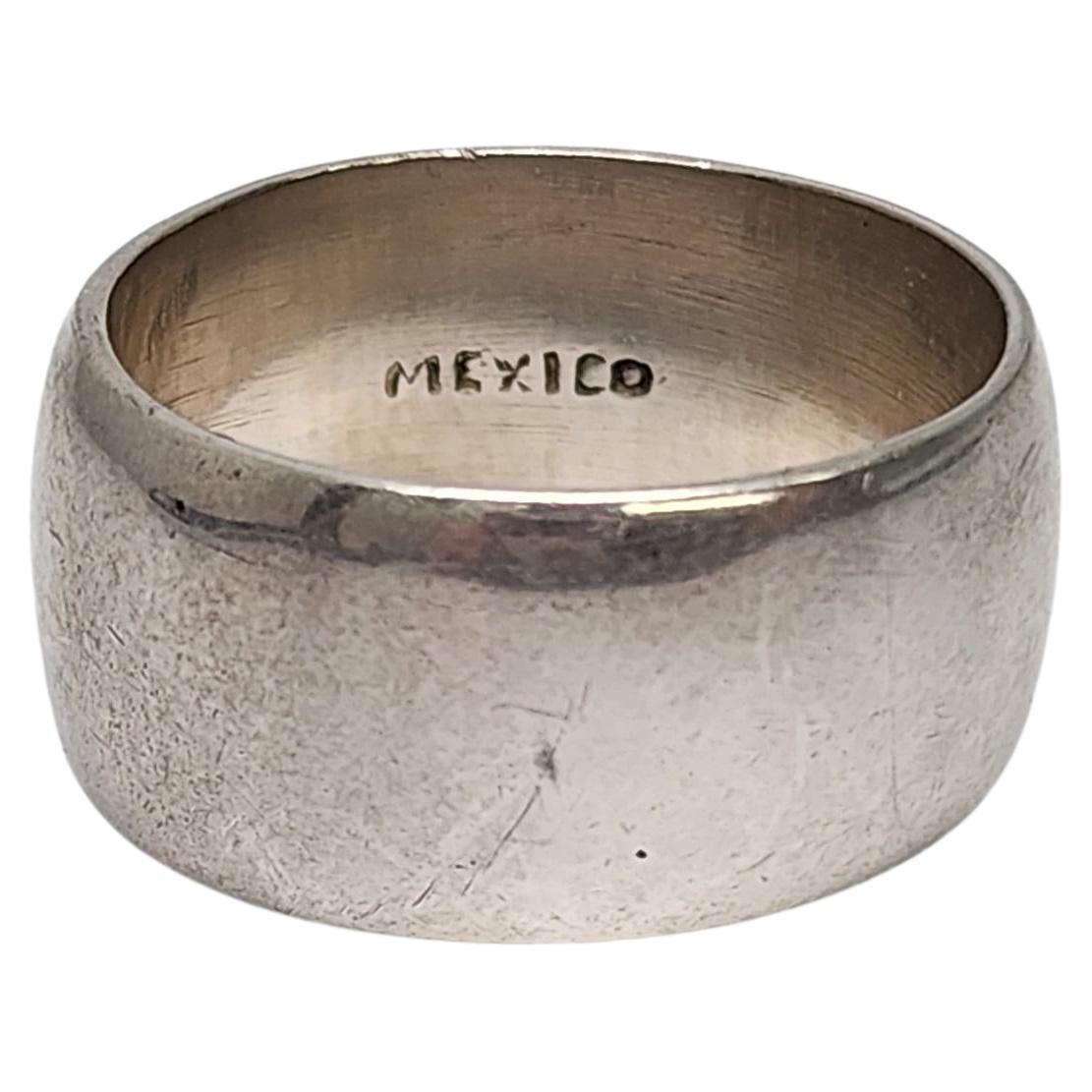 HOB Mexico Sterling Silver Mens Band Ring Size 11 #16700