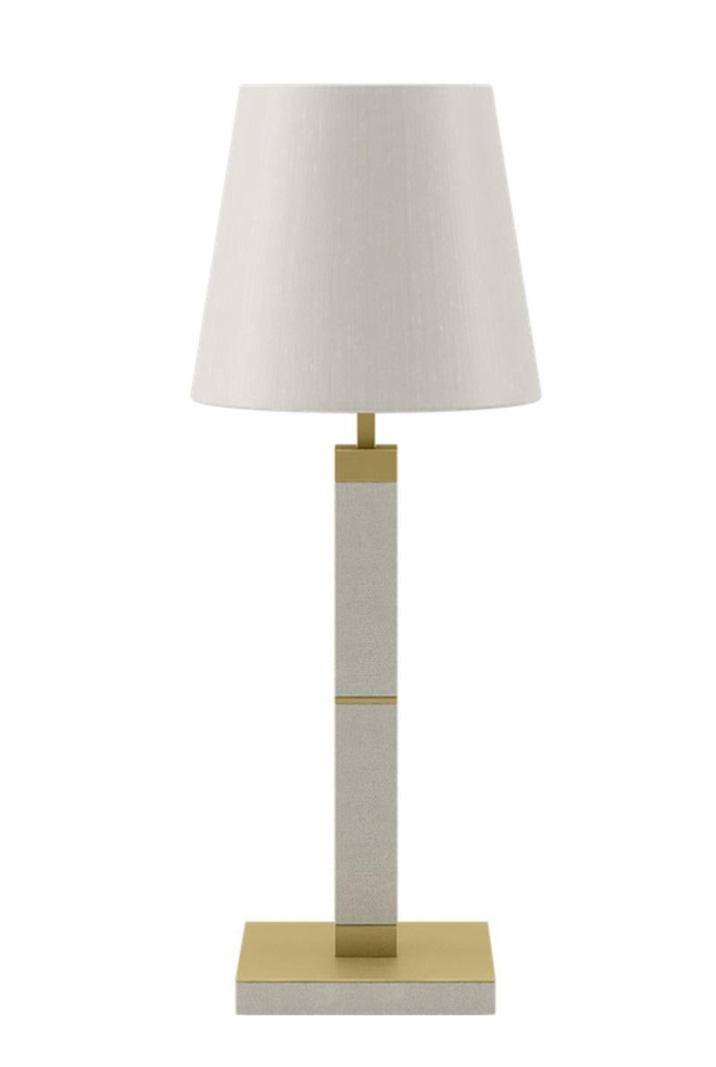 Brushed Hobart Table Lamp For Sale