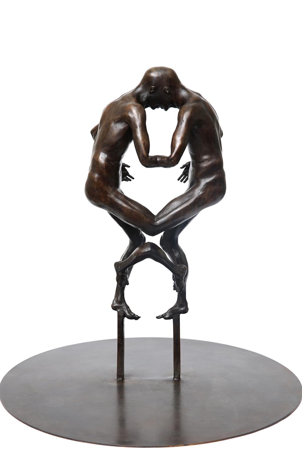 Mirror Male by Hobbes Vincent. Limited Edition Bronze Sculpture For Sale 6