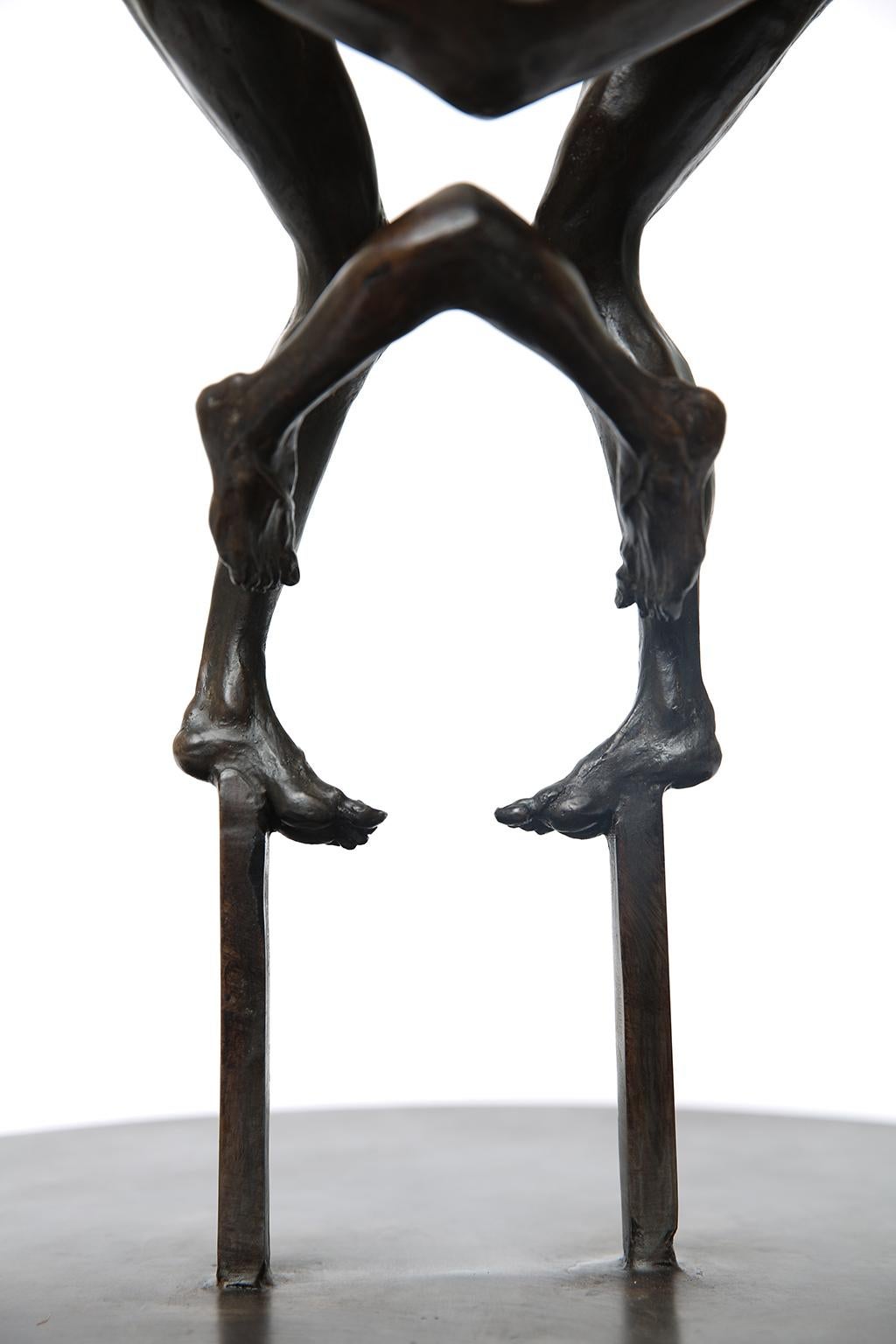 Mirror Male by Hobbes Vincent. Limited Edition Bronze Sculpture For Sale 7