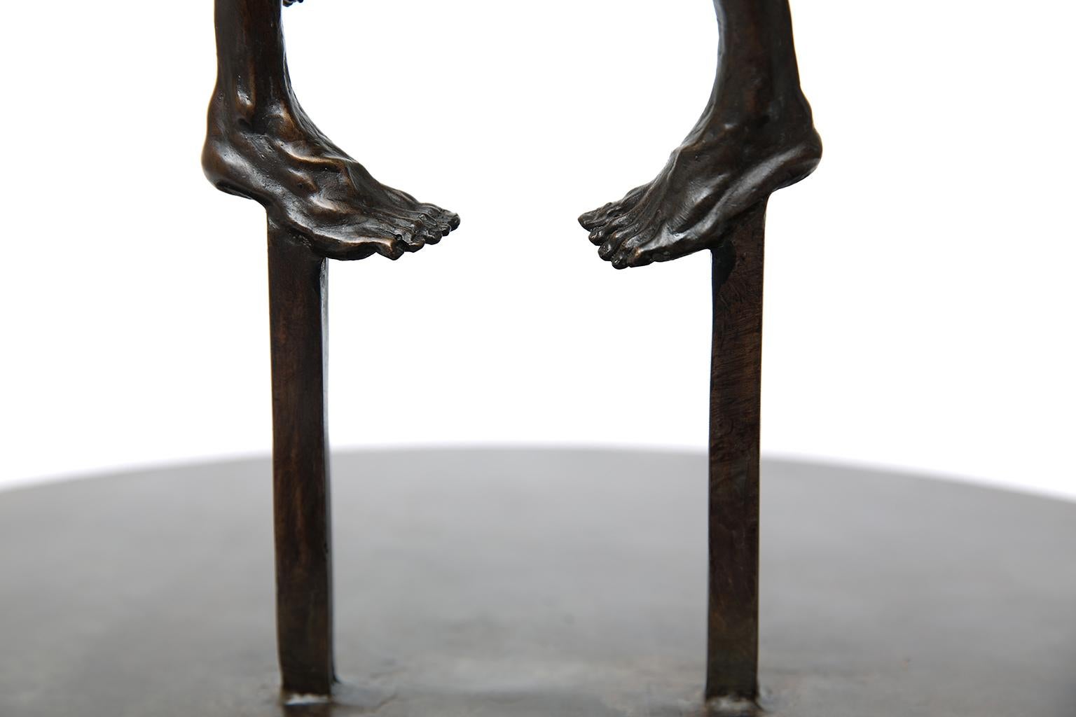 Mirror Male by Hobbes Vincent. Limited Edition Bronze Sculpture For Sale 2