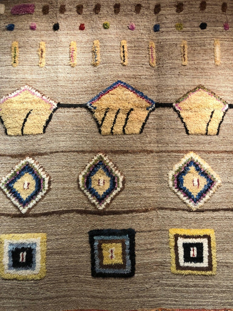 Hobbs Neutral HandKnotted Wool Rug For Sale at 1stDibs hand knotted