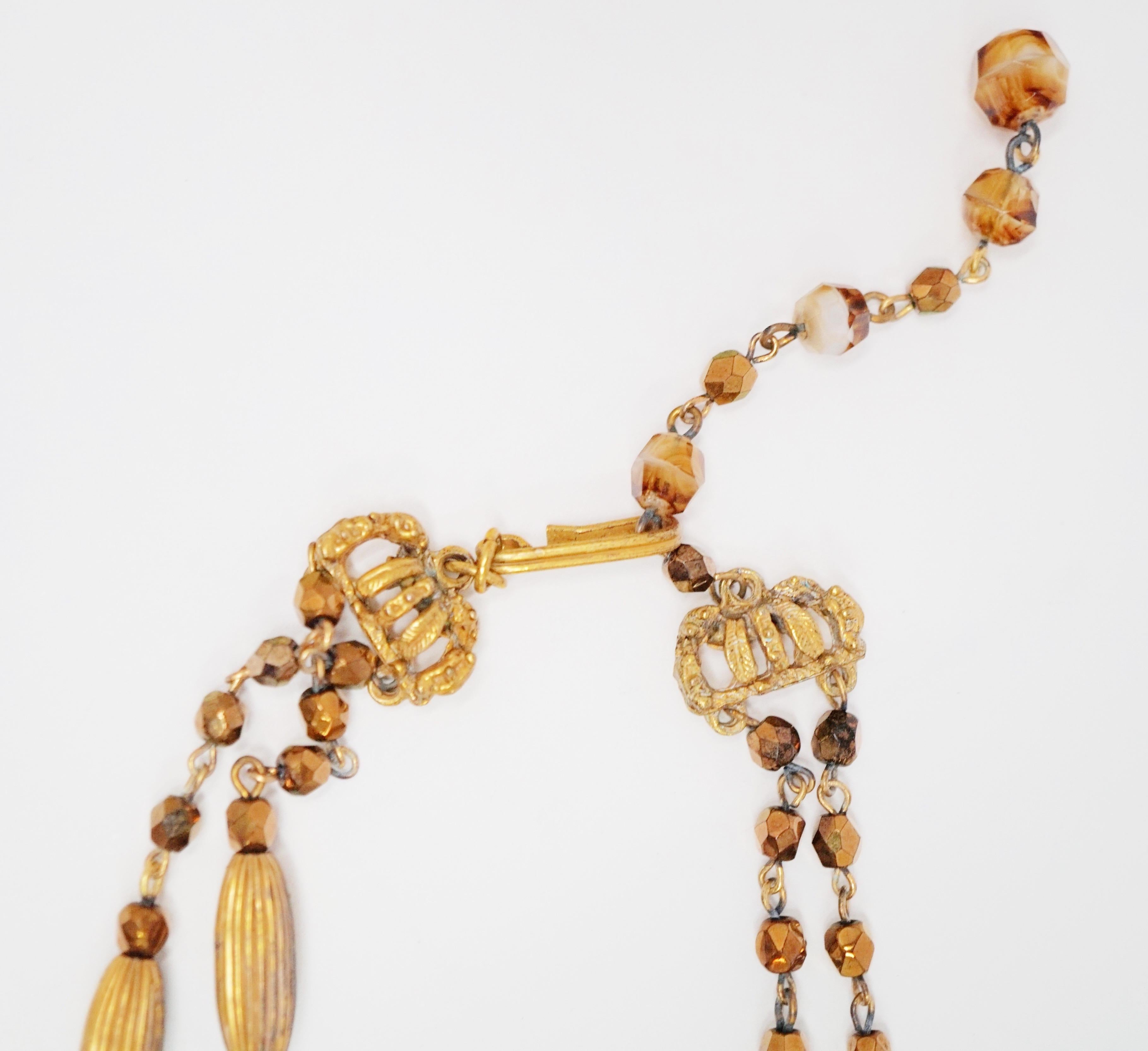 Hobé Perlenkette mit Aurora Borealis Swarovski Kristallen, um 1960, signiert im Angebot 1