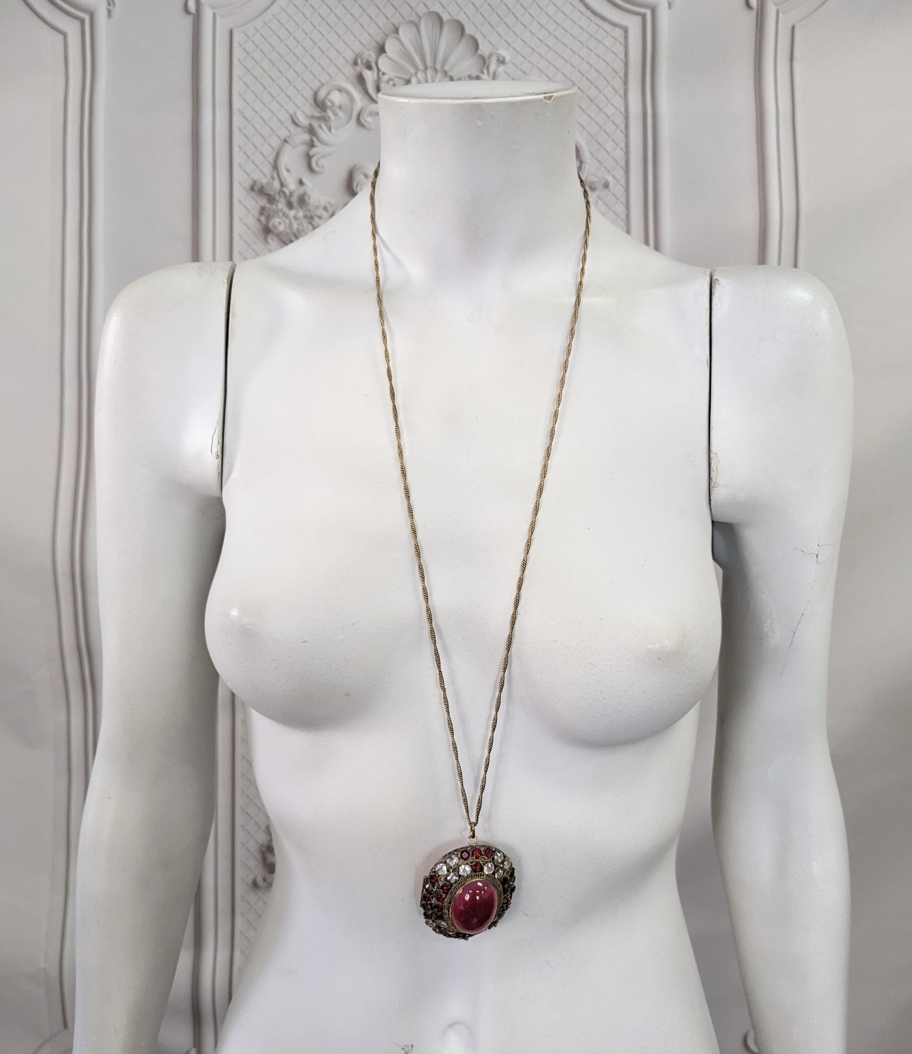 Ciondolo di cristallo Hobe Ruby in vendita 4