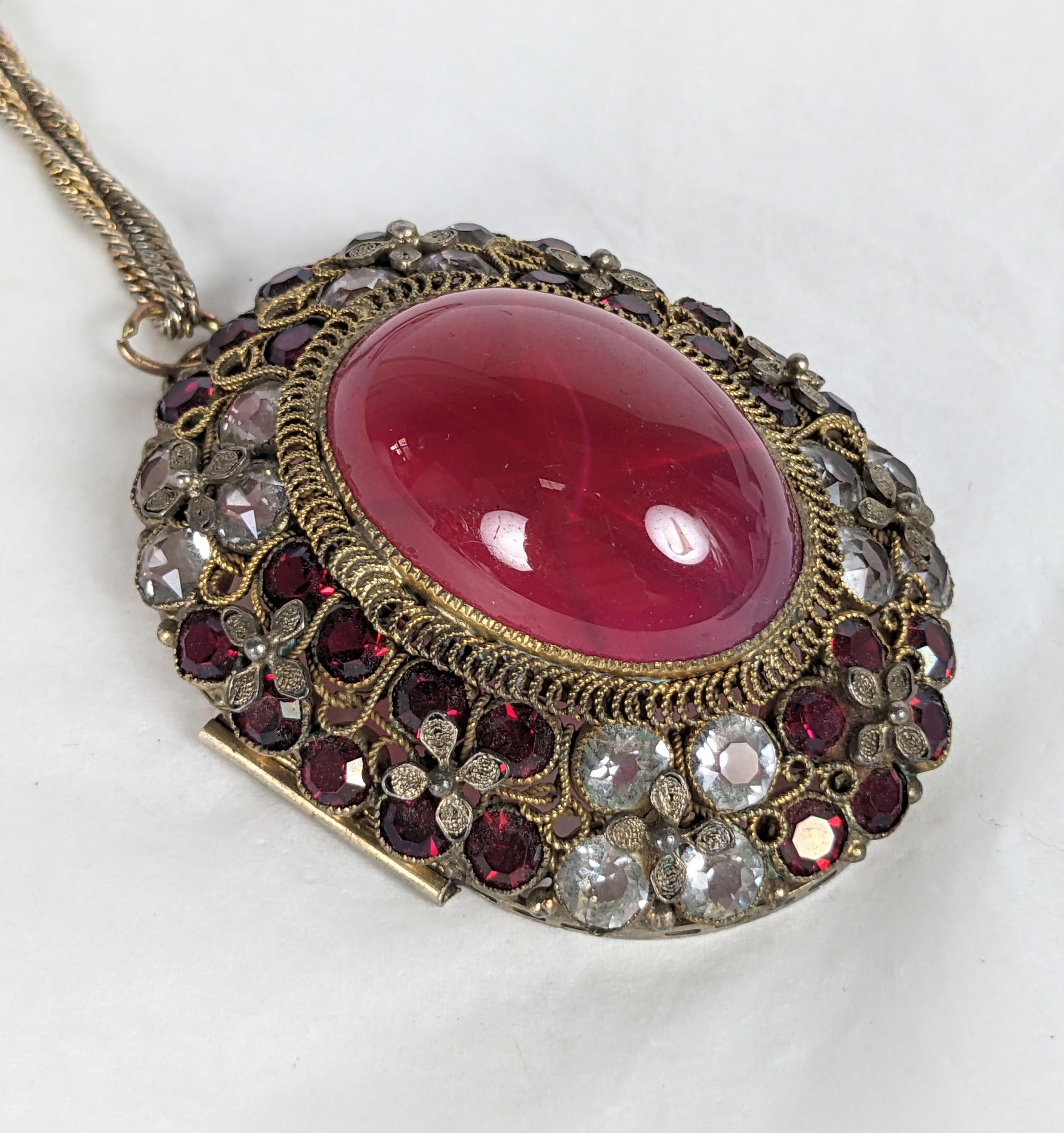 da uomo o donna Ciondolo di cristallo Hobe Ruby in vendita