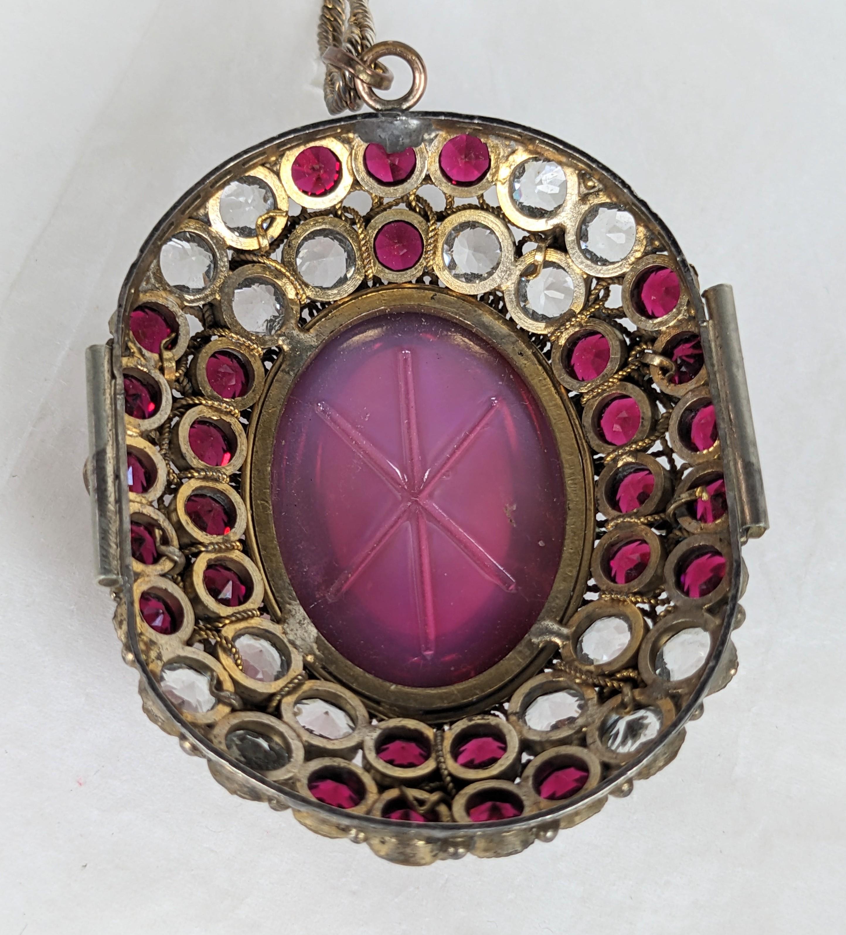 Ciondolo di cristallo Hobe Ruby in vendita 1